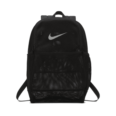 Nike Mesh shops Black Unisex Backpack NEW